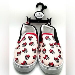 Disney Minnie Mouse Kids Shoes - Red pink and white size 1 or 2